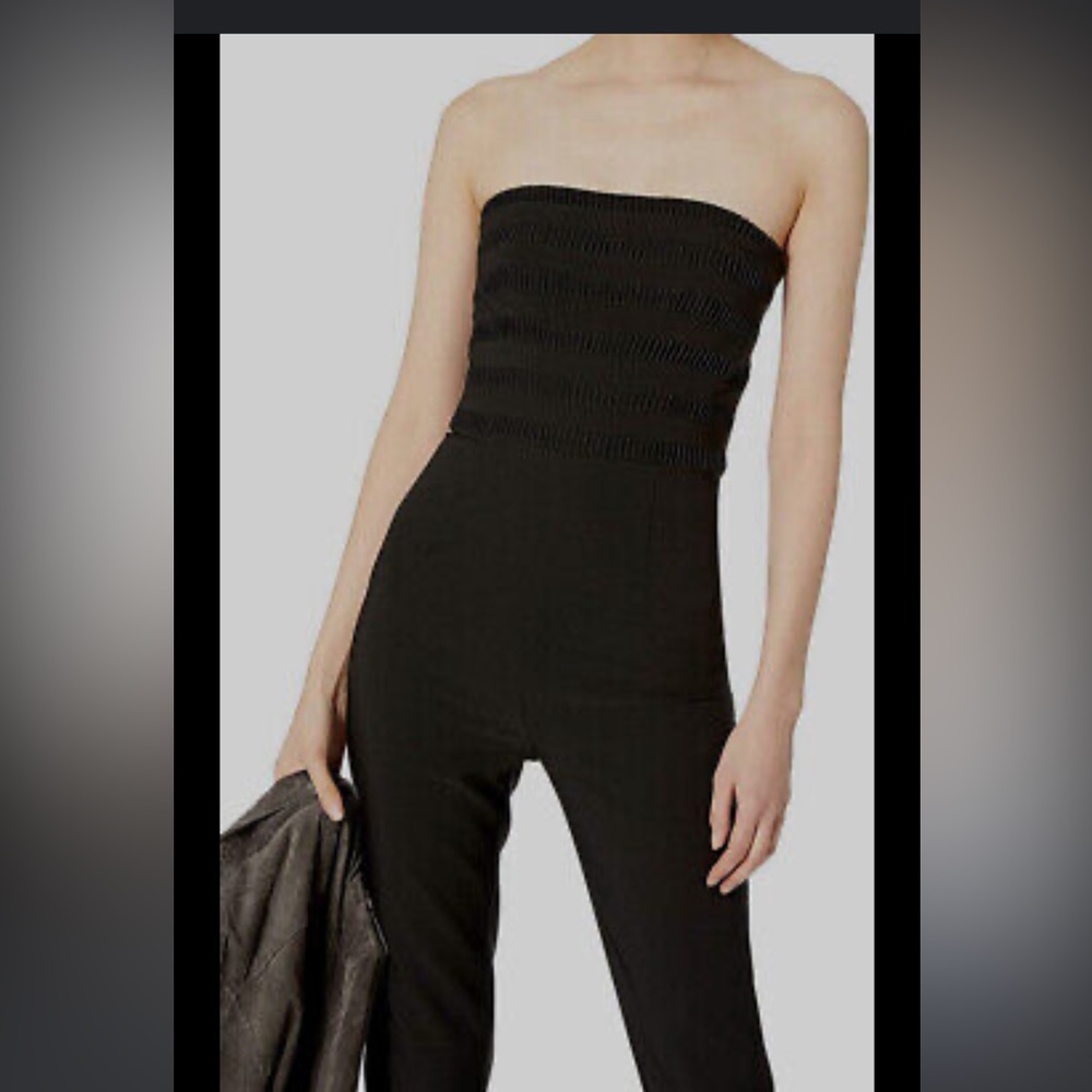 Finders, black, strapless, jumpsuit, size medium